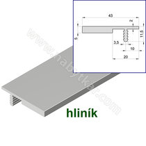 Profil UKW 12, L-3,5m HLINÍK