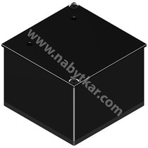 Nábytk.noha 080x080 h- 060mm, čierna