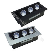 Stolová vyklápacia 3- zásuvka 225x110 mm