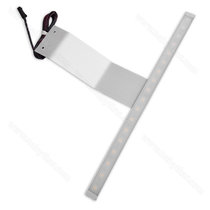 LED stopkové svietidlo - T-350, 4 W, DC12V,  mal.striebro