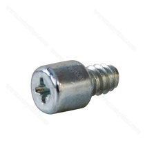 skrutka fi 10 mm  pre kovový klips 37 mm na cokel (sada:20 ks