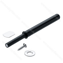 TIP-ON - tlmič s magnet a samol.platničkou,dlhý typ, karbónová čierna /Blum