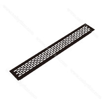 Ventilačná mriežka AL, 60x485 mm  čierna C-35