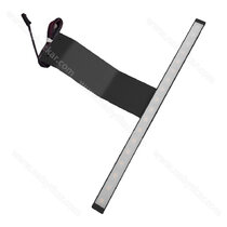 LED stopkové svietidlo - T-350, 4 W, DC12V, biela neutrál, čierme 
