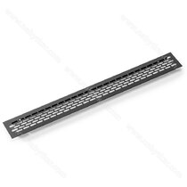 Ventilačná mriežka AL, 80x800 čierny /LC