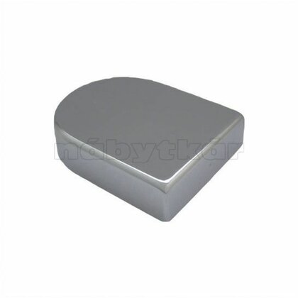 Záves Sklo - krytka D + protiplast a skrutky,  chróm /Swell