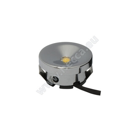 LED bodovka - VO30, 1.0W, 350mA, biela neutrál, chróm / Hecca