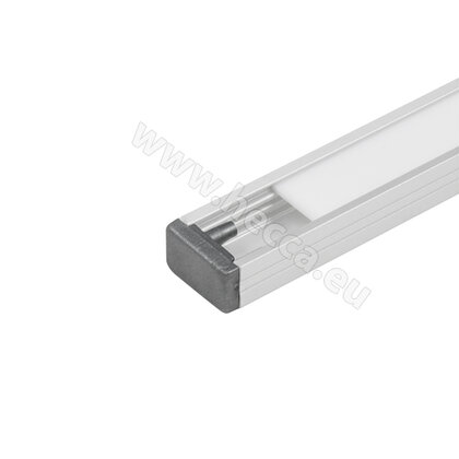 LED PROFIL - 07x10mm MINI, Koncovka - sivá (1 kpl= 2 ks)
