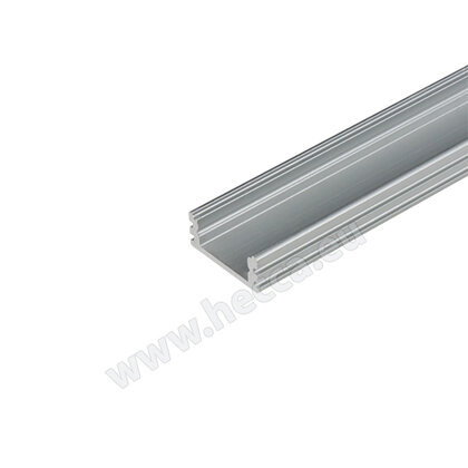 LED PROFIL - 07x17mm, Profil - hlinik, 2m, bez krycej listy