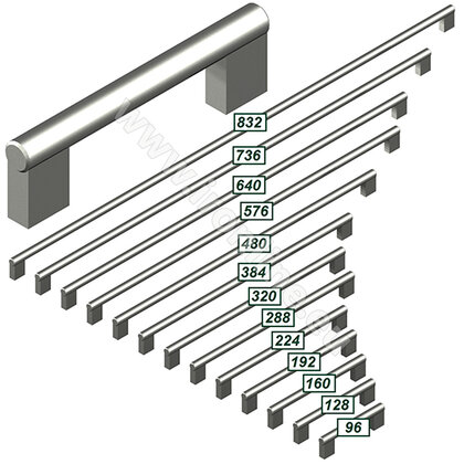 Madlo F5534 -  inox