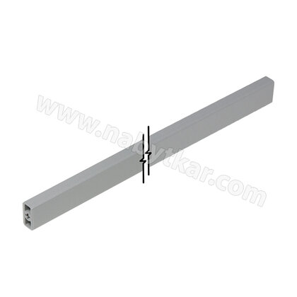 Priečny hranatý reling na skrátenie 1046 mm ANTARO/ INTIVO šedy /Blum