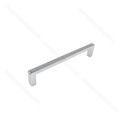 Madlo F5809 -plný profil 9x9mm 128mm, chróm LUX /Dalle