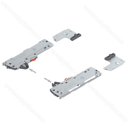 Legrabox Tip On Blumotion, sivý 0-20 kg, dl: 350-750 mm /Blum