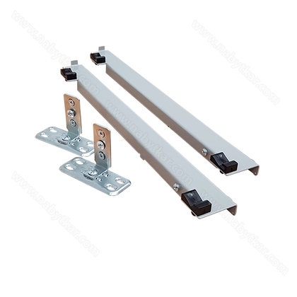 VARIANT MULTI krycia lišta mal.striebro, pravá pre výsuv Blum:TANDEM PLUS L-450 mm /Rejs