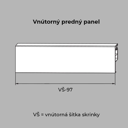 CreoBox 095 Vnútorný- predný panel /Swell