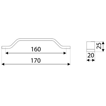Madlo UA107-160 mm / Gamet