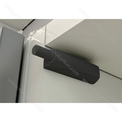 K-PUSH TECH systém na dvierka naložený silný 20mm antracit
