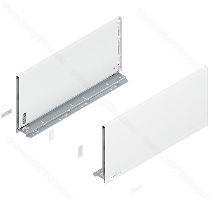 Legrabox, bočnice 770F5002S biele, 500 mm /Blum