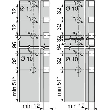 Legrabox, bočnice 770F4502S biele, 450 mm /Blum