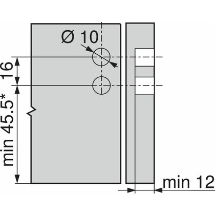 Legrabox, bočnice 770N4002S Orion sivá matná, 400 mm /Blum