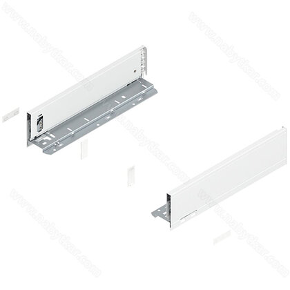 Legrabox, bočnice 770M3502S biele, 350 mm /Blum