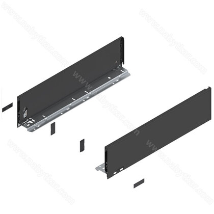 Legrabox, bočnice 770K4502S Orion sivá matná, 450 mm /Blum
