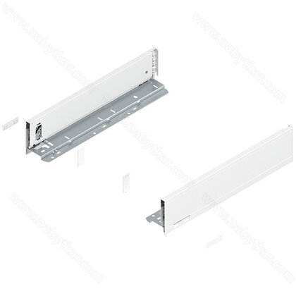 Legrabox, bočnice 770M4002S biele, 400 mm /Blum