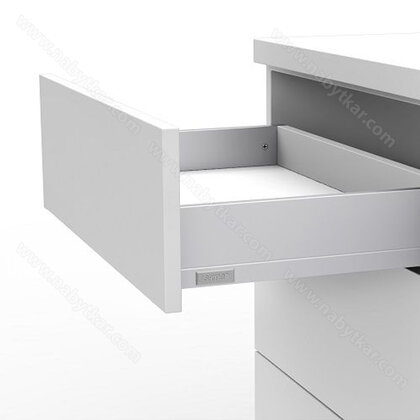 FlowBox 500, v-106, biela / Samet