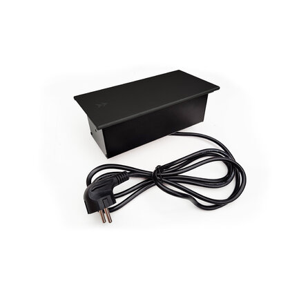 Stolová zásuvka MODUL (195x75mm) 3Z 230V 1,8m kábel