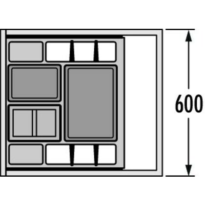 Odpadkový separátor K 600 18+8+8D /HAILO