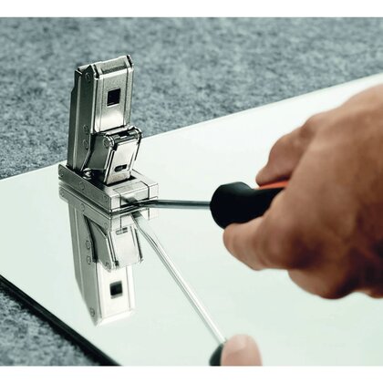 Záves Clip Top Blumotion CRISTALLO 71B4500C ONYX pre skl. dvierka /Blum