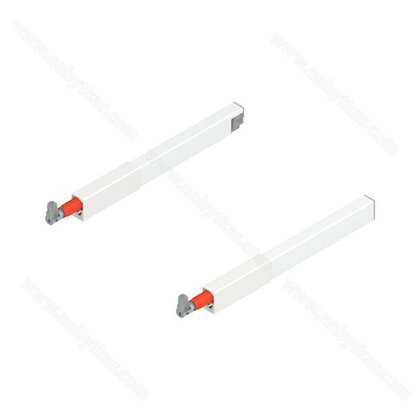 Reling hranatý ZRG.207 ANTARO 270 biely L+P /Blum