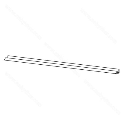 Zasklievacie tesnenie pre 4 mm sklo (ks : 3bm)