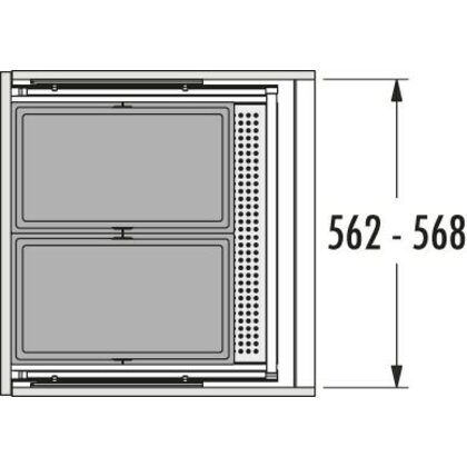 Odpadkový separátor 600 AS Allegro 380 28+28 /HAILO
