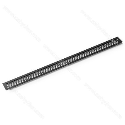 Ventilačná mriežka AL, 60x800 čierny /LC