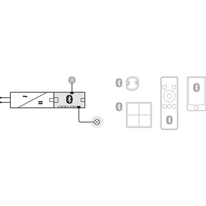 6cestný rozbočovač, Häfele Connect Mesh, 24 V, 2pólové (jednof.) 850.00.043 s programovatelnou funkc