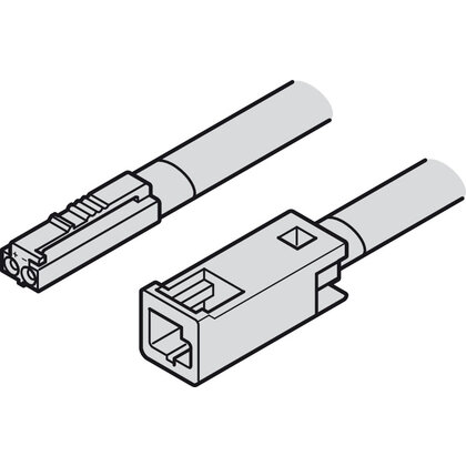 Predlžovací kábel, Pro Häfele Loox5, 24 V, 2-pólový 5 A, 18 AWG, 2000 mm