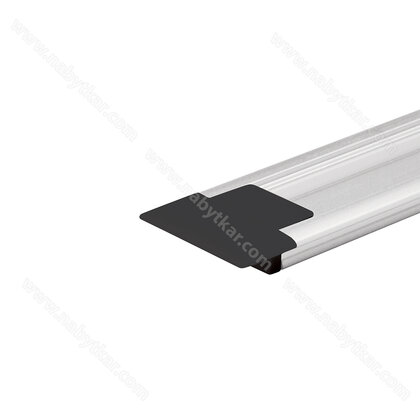 LED PROFIL - Zafrézovatelný- koncovka plastová,čierna  /LC