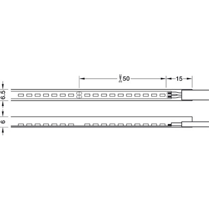 LED pás Häfele 3084 24V/9,6W/m 4000K/CRI90/3m