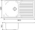 Drez VK-308-800x480x160x0,8mm INOX