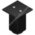Nábytk.noha N 45X45 A100 s reguláciou, čierna / Zobal