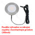 LED bodovka - VO65, 3.0W, 350mA, biela neutrál, hliník / Hecca
