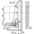 Antaro bočnice 378K5002SA,500 mm,  šedé / Blum 