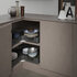 Erg.roh.karusel 363 ME fi 700mm, do 900x900 korpusu, ANTRACIT /SIGE
