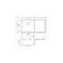 Drez VK-1030-780x480x190x1,0mm INOX / Alveus