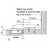 Záves Clip Top Blumotion priamy INSERTA  s perom  79B9590 / Blum