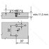 Platnička CLIP H3 EXPANDO s hmoždinkami 174E6130.01 /Blum