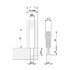 Spojovací tŕň PAD L35 fi 8 mm/30+11 mm  Euro pre 18 mm, zelená