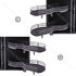 Erg.roh.kôš ASTON "90" 2 pol. pravý s tlmením, antracit / Iron Line