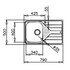 Drez UNIVERSE 45T T-XN 1B 1D, 790x500x170 / Teka  